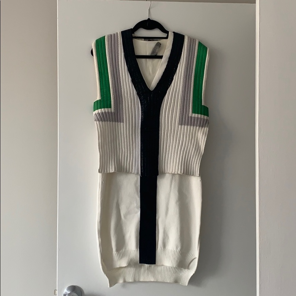 Sportmax Runway vest/dress combo